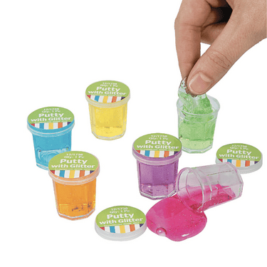 mini putty with glitter small toy
